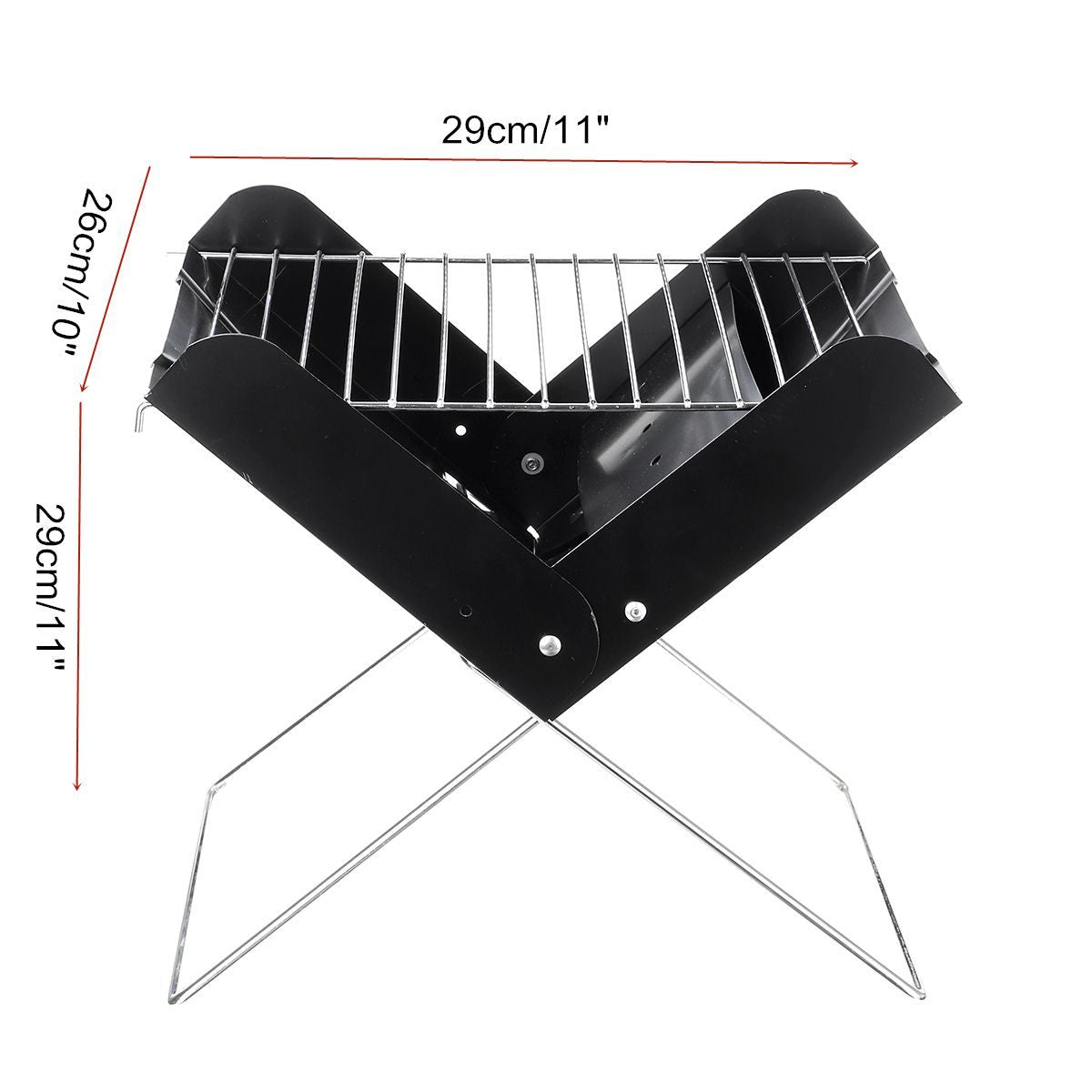 Folding Stainless Steel Portable Small Barbecue Grill Tool