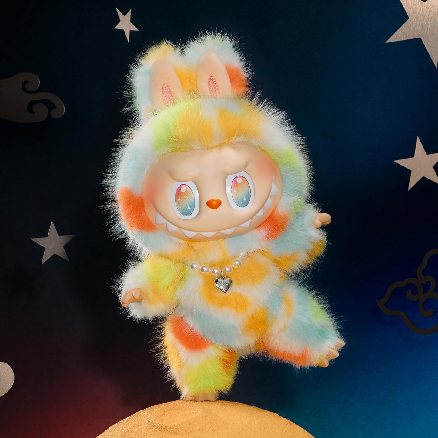 THE Monsters Rock THE Universe Vinyl Plush LABUBU Doll 14.57 inches