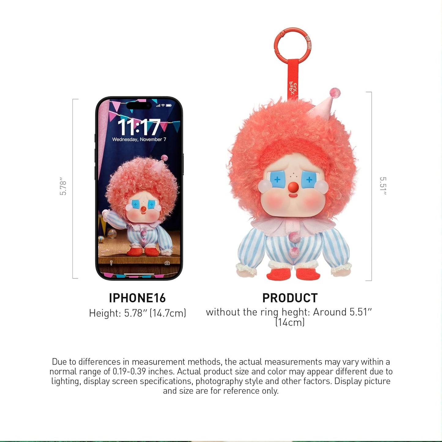 WHY SO SERIOUS Series - Crybaby Vinyl Plush Blister Pack