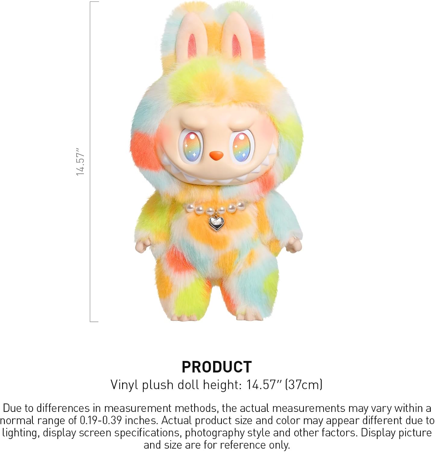 THE Monsters Rock THE Universe Vinyl Plush LABUBU Doll 14.57 inches