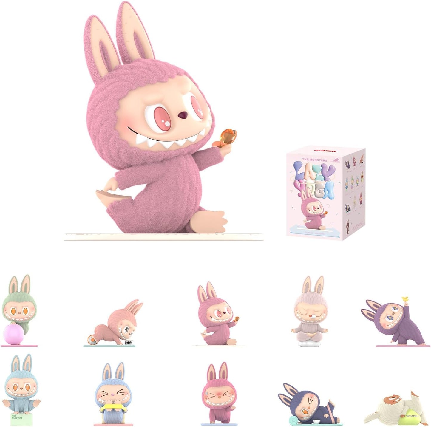 THE Monsters Lazy Yoga Series Blind Box Mystery Box Figures