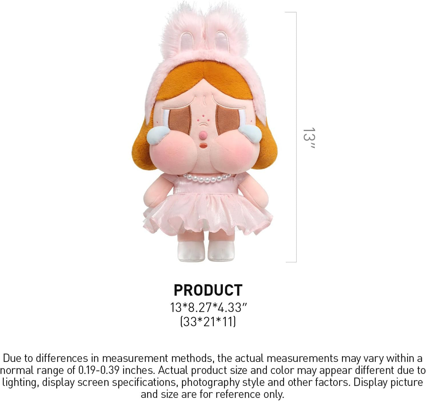 Crybaby Shiny Shiny Series-Plush Doll (Black) 13 inches
