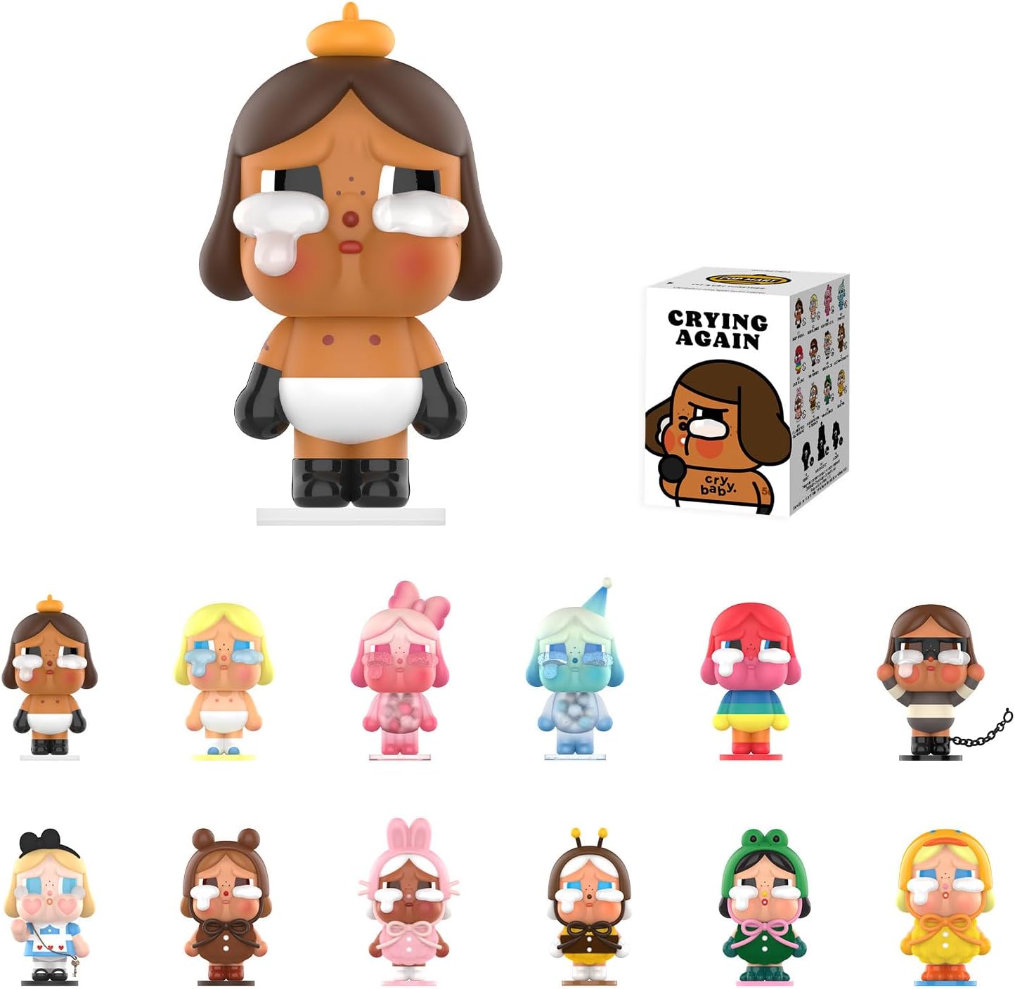 Crybaby Crying Again Series Blind Box Figures