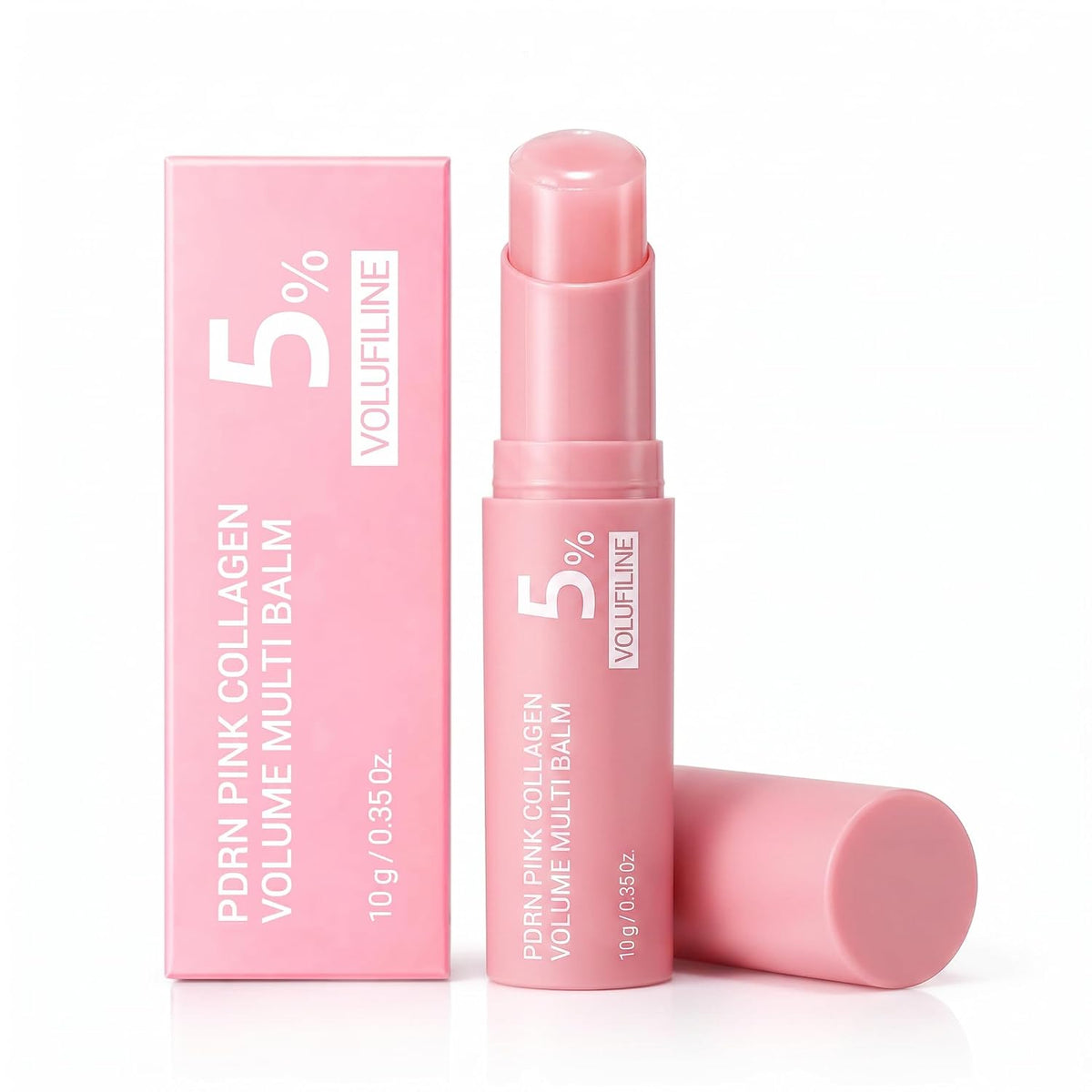 PDRN Pink Collagen Volume Multi Balm Stick - Face & Body Balm | Volufiline, PDRN, NAD, Collagen