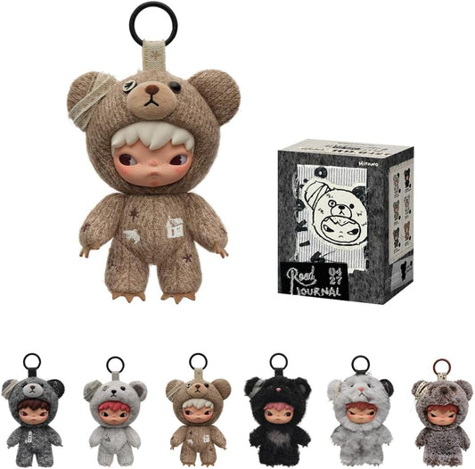 Hirono Road Journal Series-Plush Doll Pendant Blind Box Figures