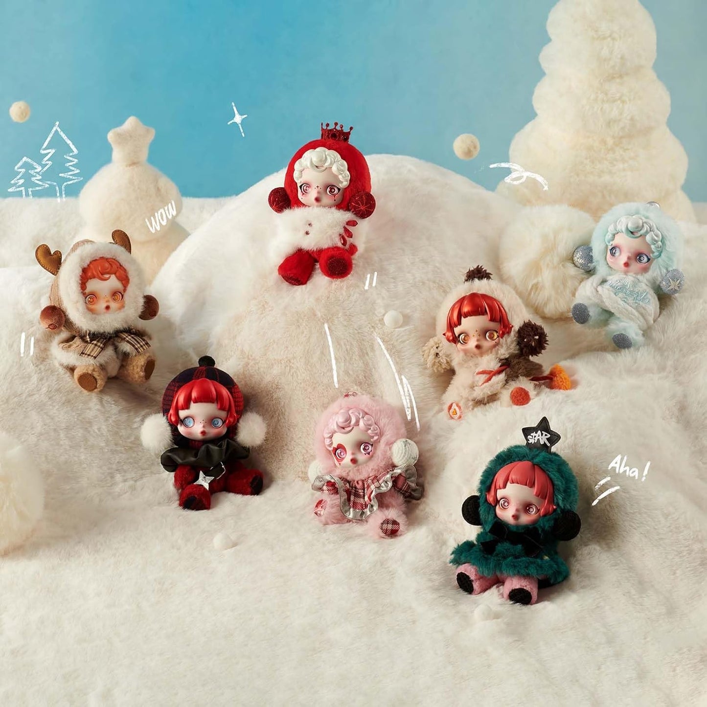 SKULLPANDA Winter Symphony Series Blind Box Figures