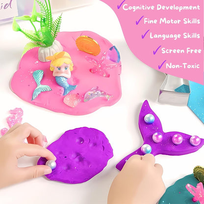 Sensory Dough Kit (3 Jars) Non-Toxic