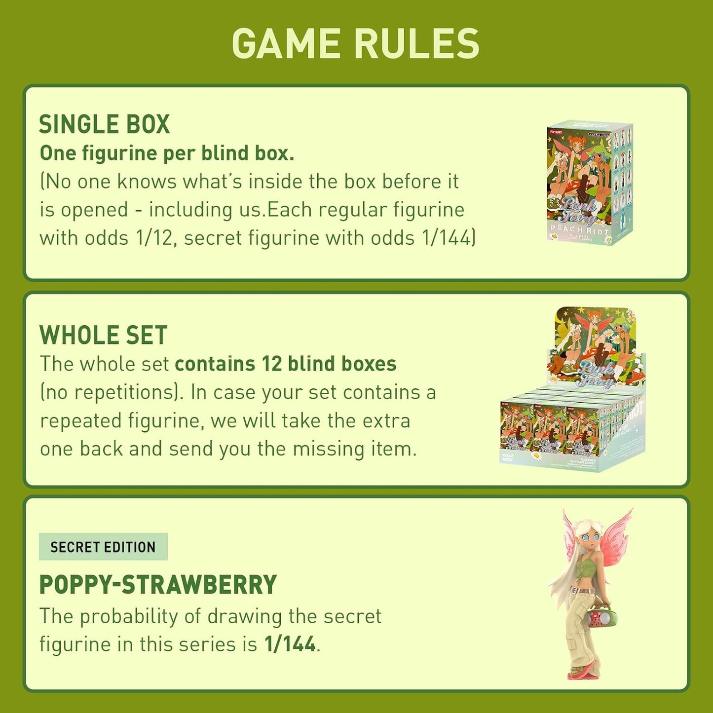 Peach Riot Punk Fairy Series Figures