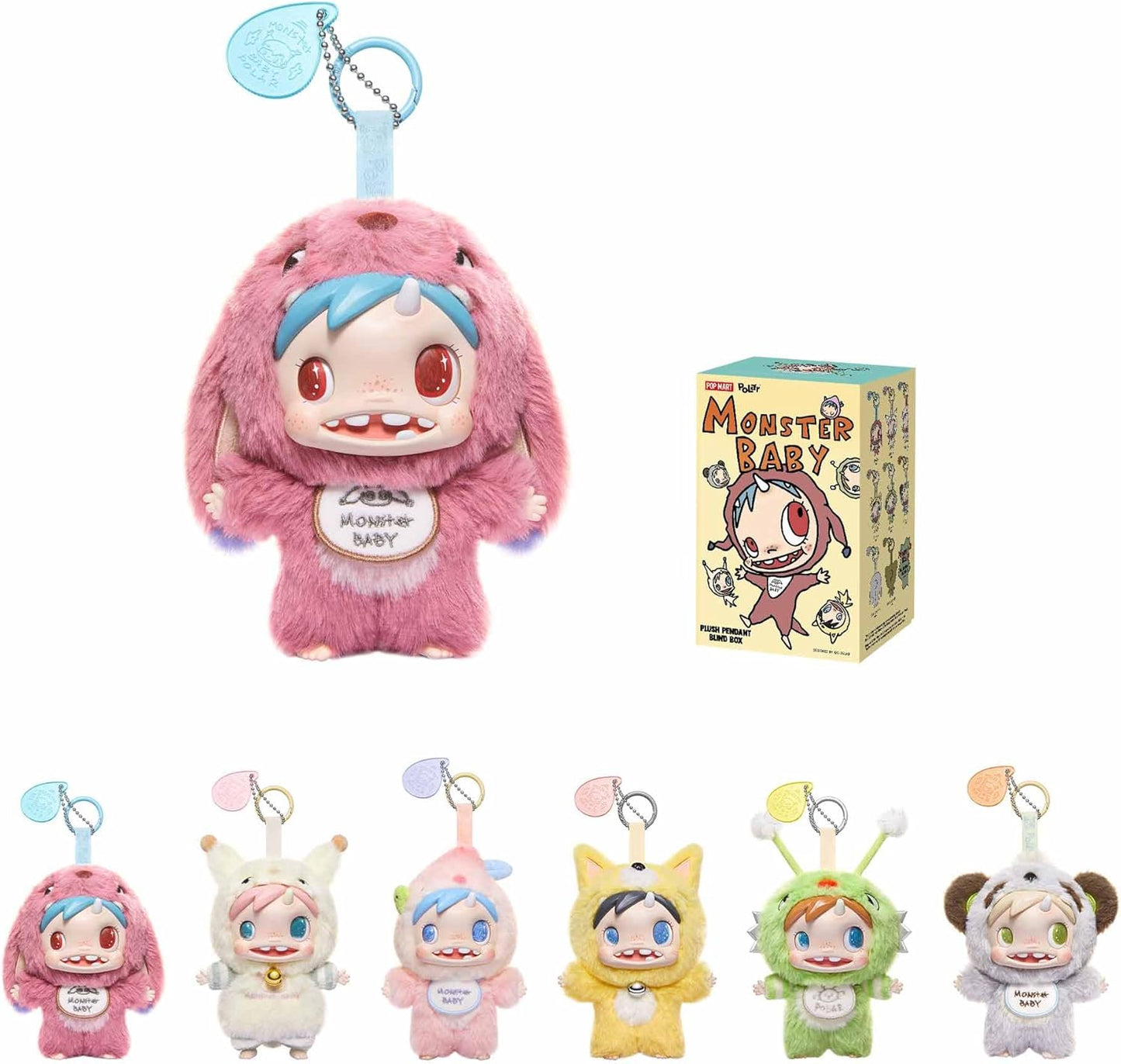 POLAR-Monster Baby Collection Series Plush Pendant Blind Box