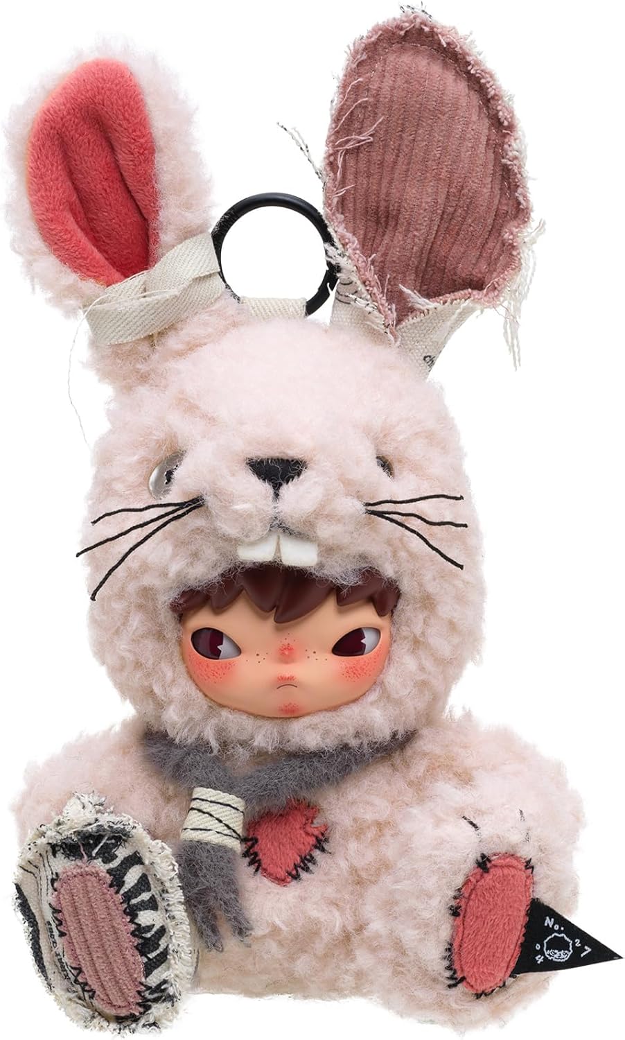 Hirono Little Hare Plush Doll Pendant - Hirono with Bunny Costume
