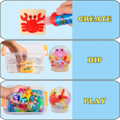Magic Water Toy Kit - 40 Colors Aqua Water Gel Kit for Kids