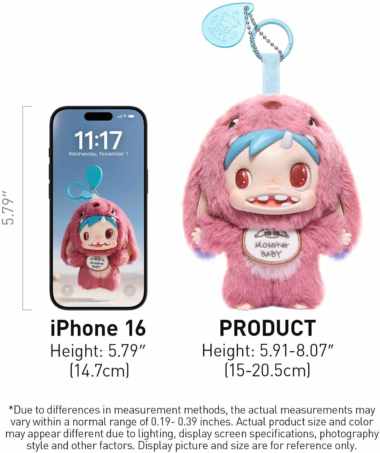 POLAR-Monster Baby Collection Series Plush Pendant Blind Box