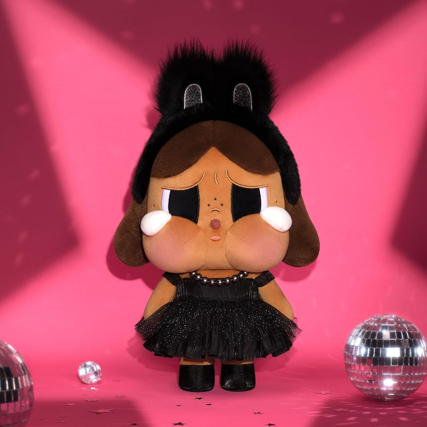 Crybaby Shiny Shiny Series-Plush Doll (Black) 13 inches