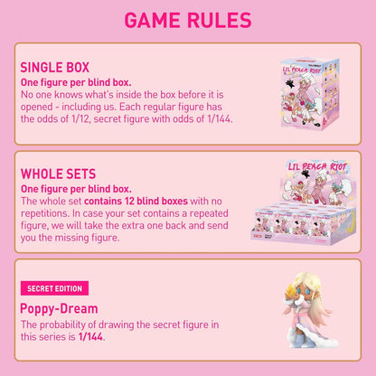 Lil Peach Riot Sleepover Series Blind Box Figures
