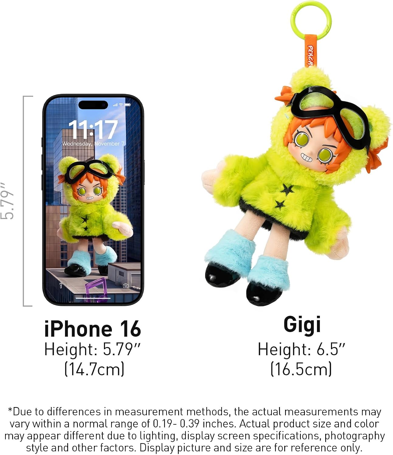 Peach Riot Fruit Punch Series Plush Doll Pendant