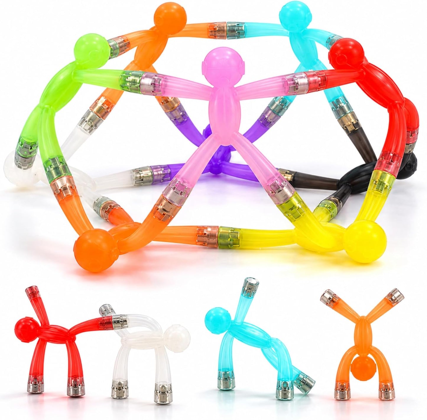 Travel Toys for Kids 10 pcs Magnetic Men Figures