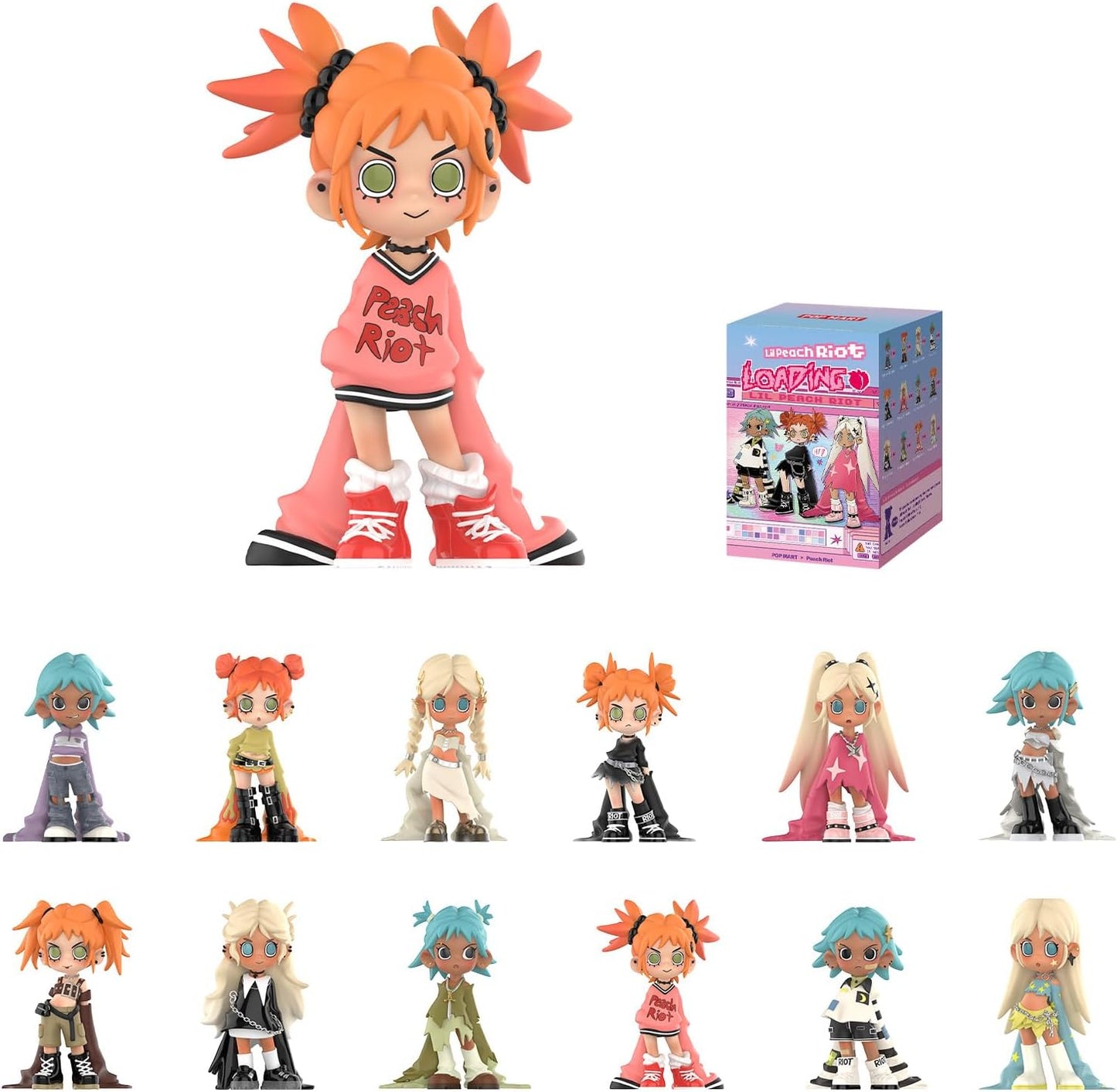 Lil Peach Riot Loading! Series Blind Box Figures