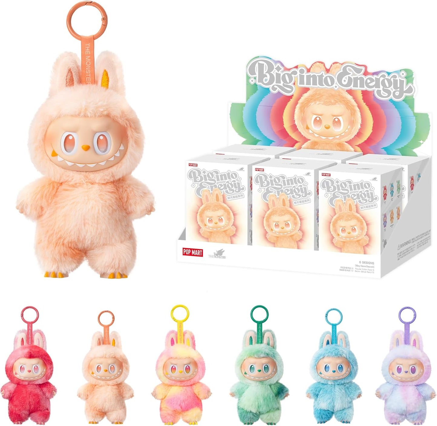LABUBU Monsters Big into Energy Series - Vinyl Plush Pendant Blind Box