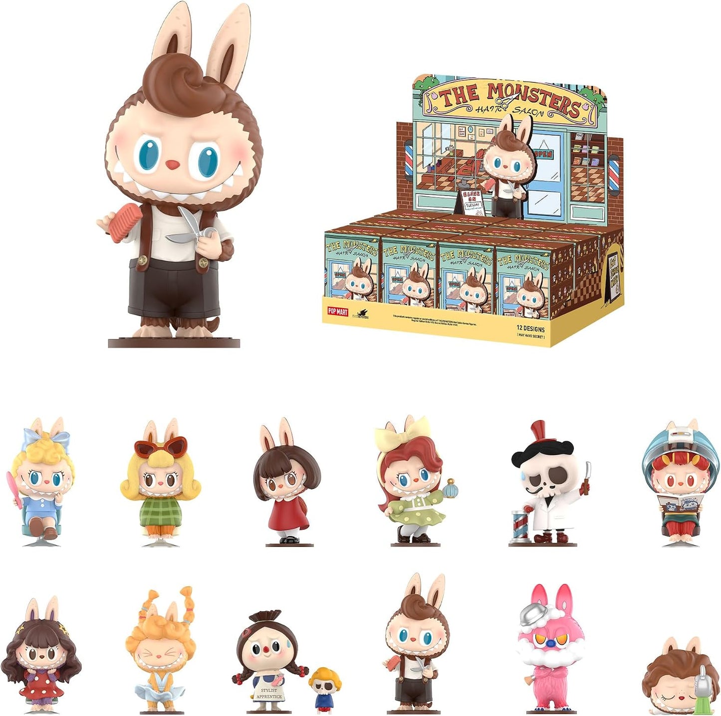 THE Monsters Hair Salon Series Blind Box Figures
