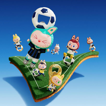 LABUBU Fall in Wild Plush Doll Keychain + THE Monsters × FIFA Series - Bottle Opener Fridge Magnet Blind Box