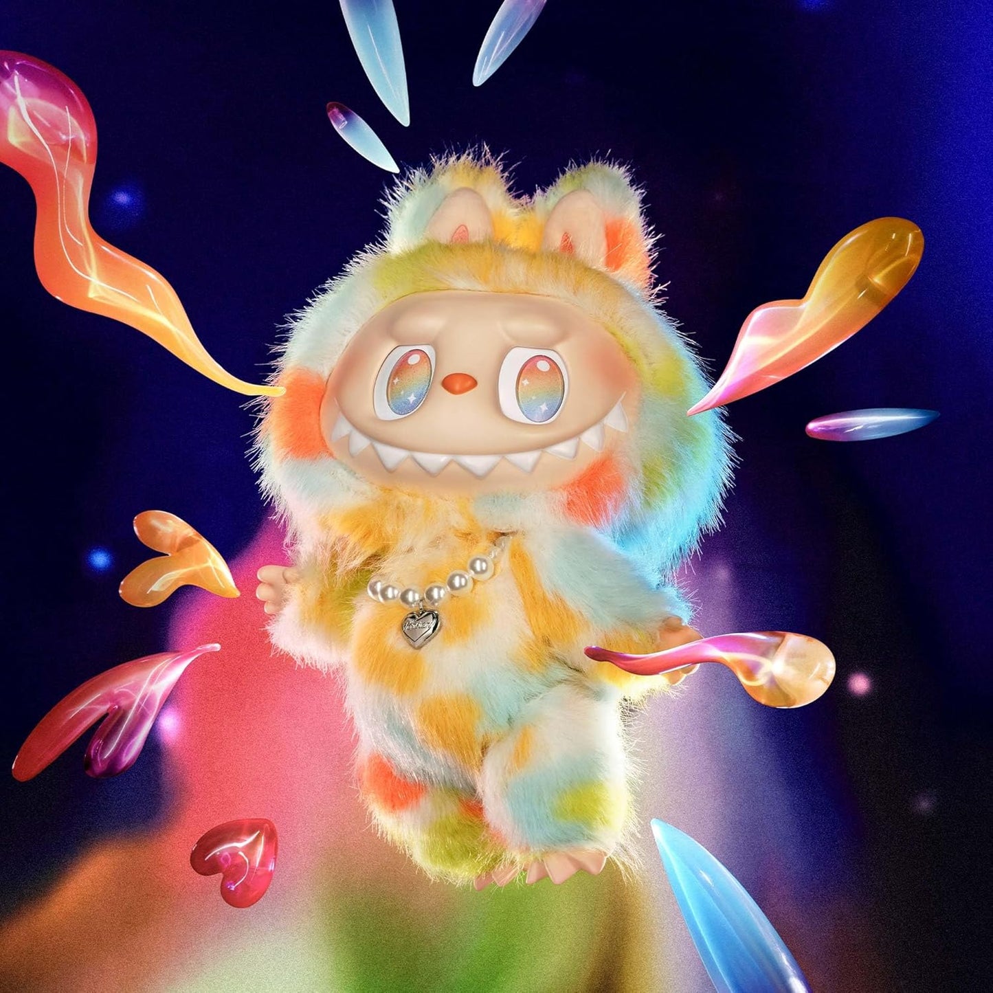 THE Monsters Rock THE Universe Vinyl Plush LABUBU Doll 14.57 inches