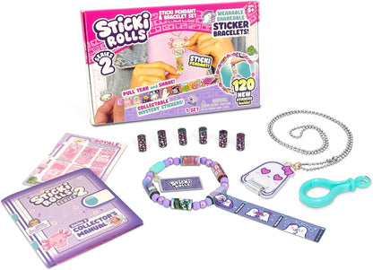 Sticki Rolls Pendant Pack - Wearable Sticker Bracelet Kit