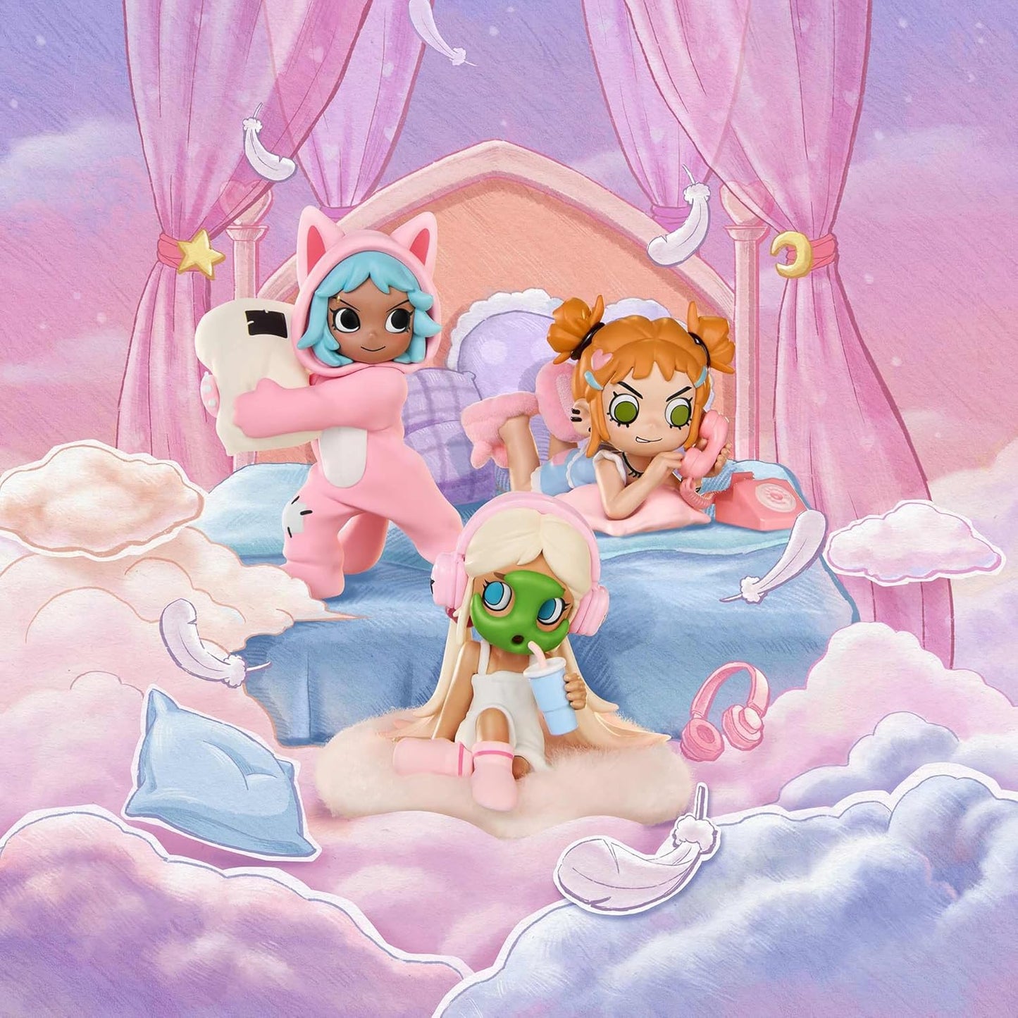 Lil Peach Riot Sleepover Series Blind Box Figures