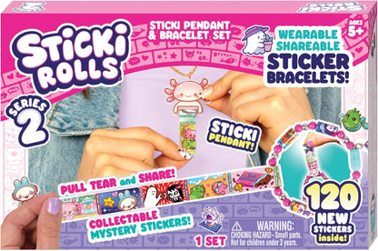 Sticki Rolls Pendant Pack - Wearable Sticker Bracelet Kit