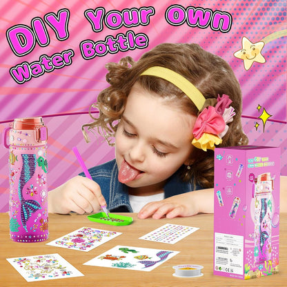 Decorate Your Water Bottle with Diamond Painting and Make a Friendship Bracelet Kit