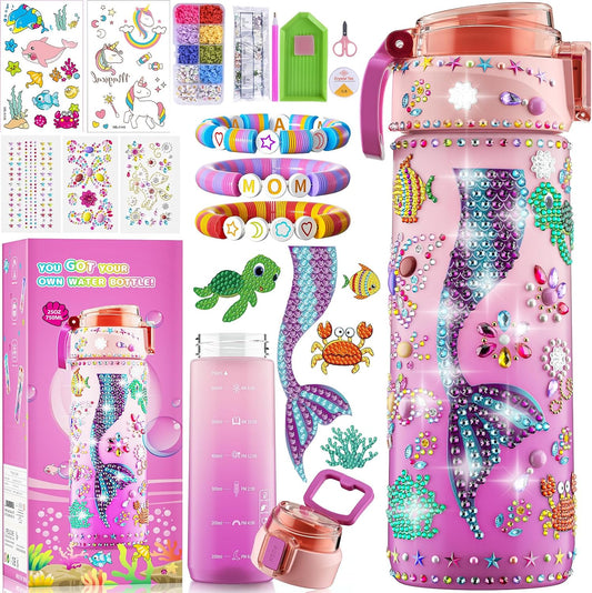 Decorate Your Water Bottle with Diamond Painting and Make a Friendship Bracelet Kit