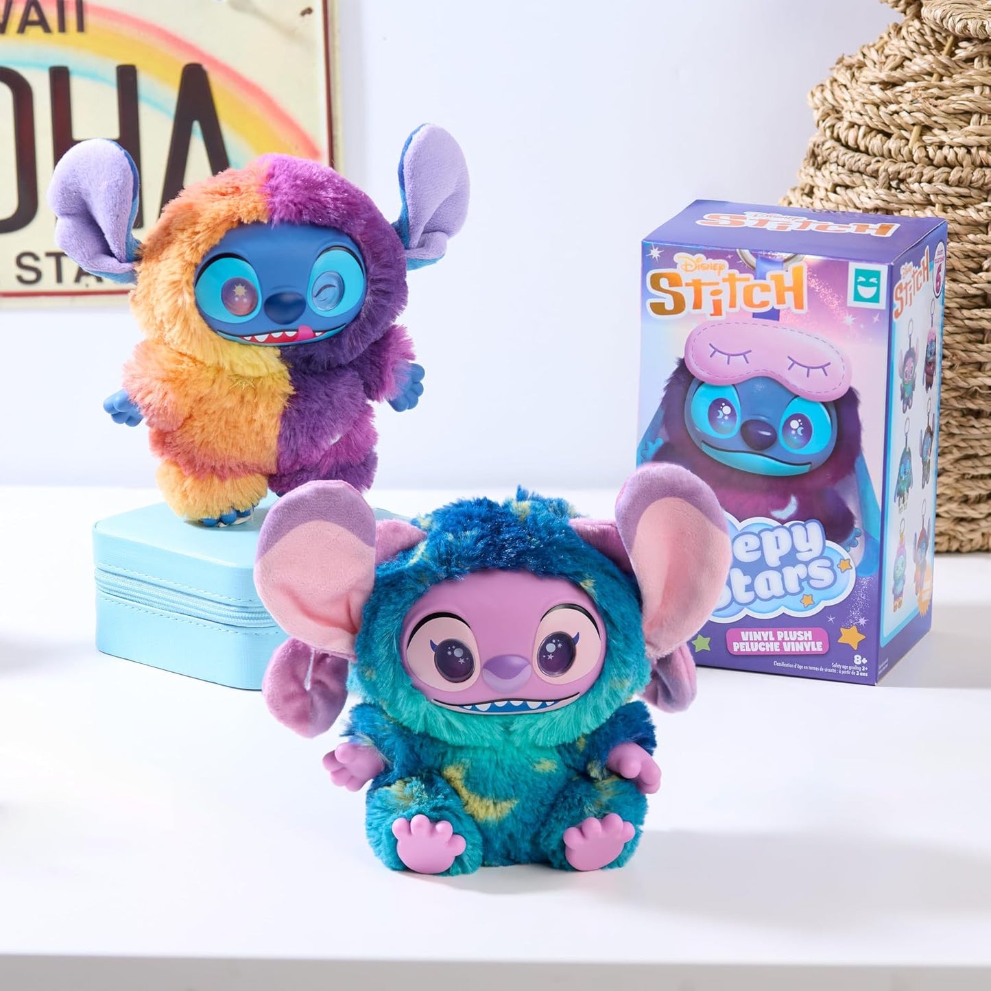 One Disney’s Stitch vinyl-faced plush clip-on toy in blind box