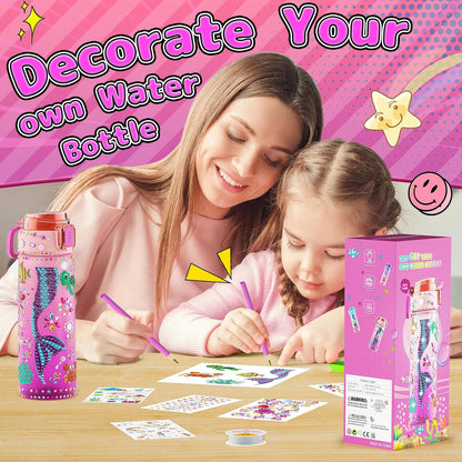 Decorate Your Water Bottle with Diamond Painting and Make a Friendship Bracelet Kit