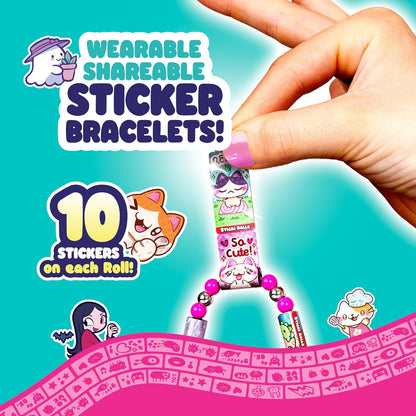 Sticki Rolls Pendant Pack - Wearable Sticker Bracelet Kit