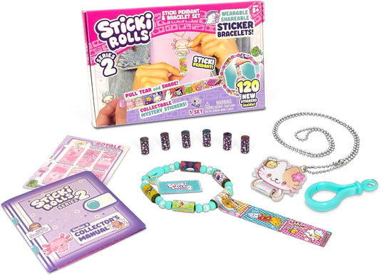 Sticki Rolls Pendant Pack - Wearable Sticker Bracelet Kit