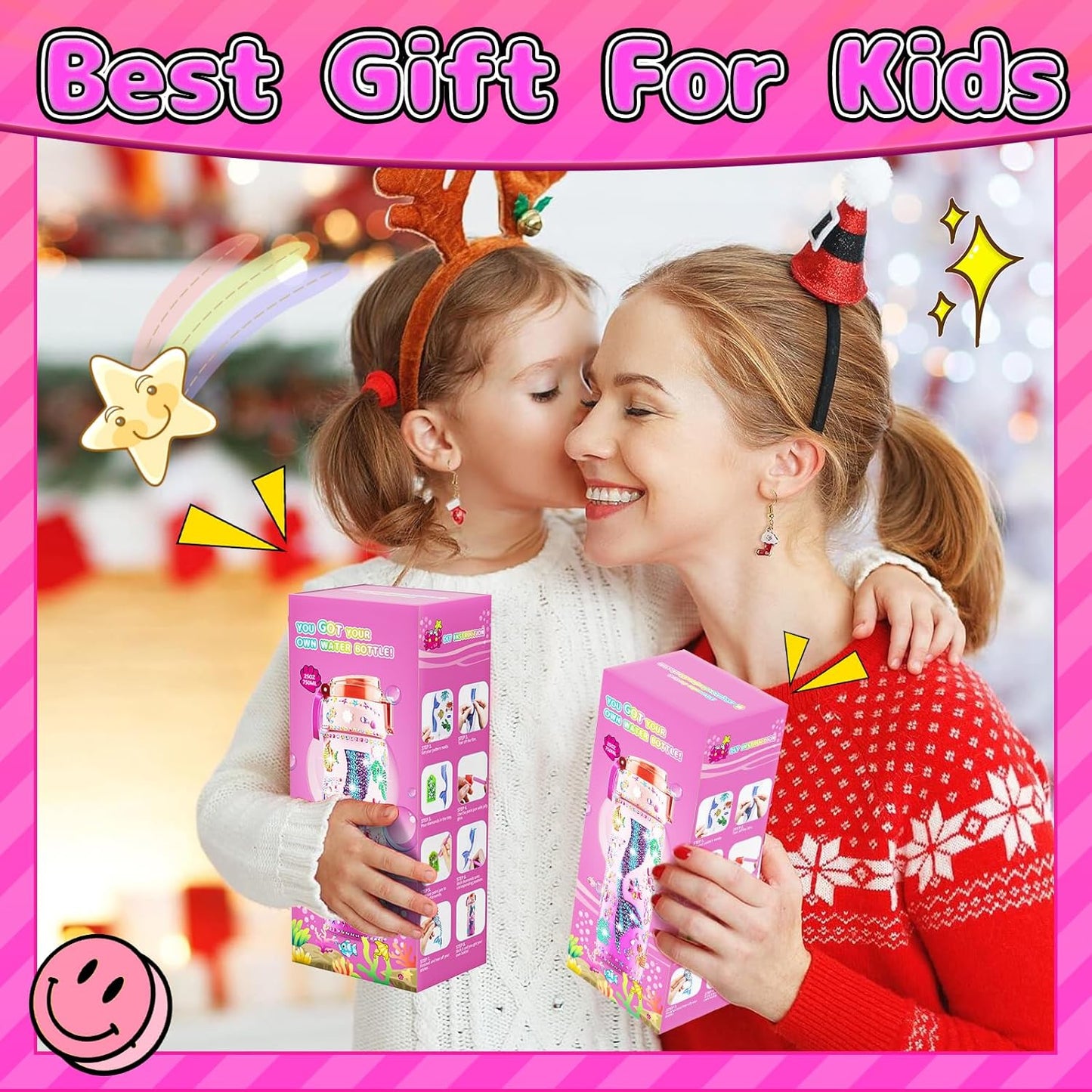 Decorate Your Water Bottle with Diamond Painting and Make a Friendship Bracelet Kit