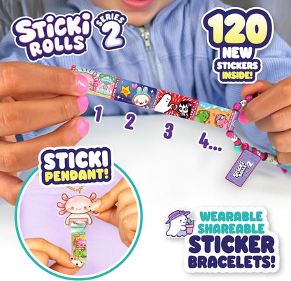 Sticki Rolls Pendant Pack - Wearable Sticker Bracelet Kit