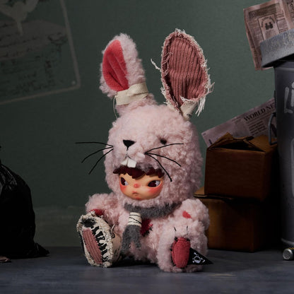 Hirono Little Hare Plush Doll Pendant - Hirono with Bunny Costume