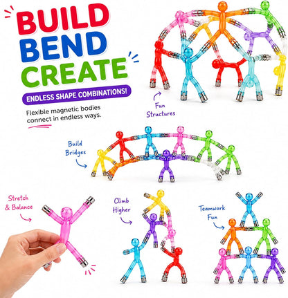 Travel Toys for Kids 10 pcs Magnetic Men Figures