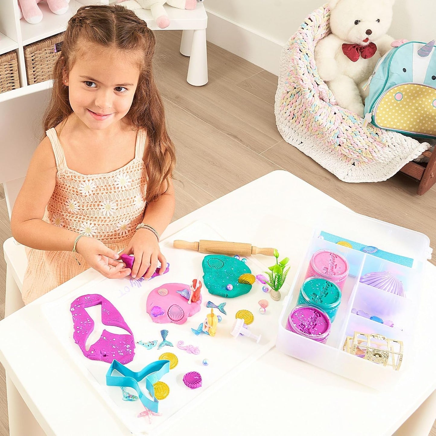 Sensory Dough Kit (3 Jars) Non-Toxic