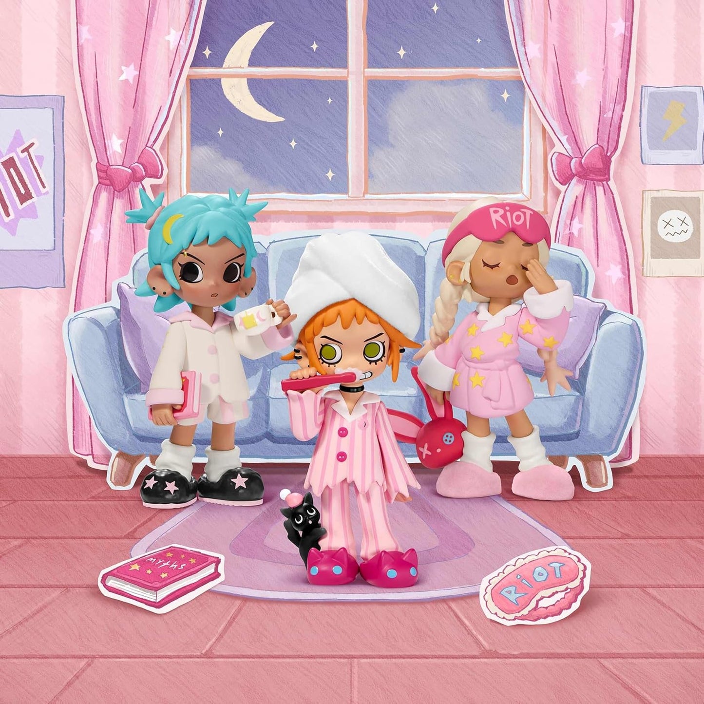 Lil Peach Riot Sleepover Series Blind Box Figures