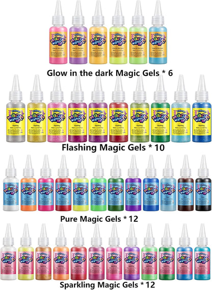 Magic Water Toy Kit - 40 Colors Aqua Water Gel Kit for Kids