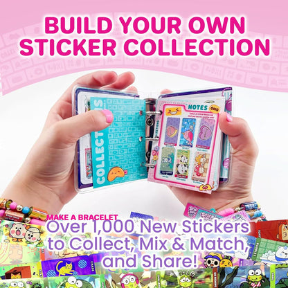 Sticky Rolls Bracelet Kit with Collection Book, Wearable & Shareable Sticky Rolls