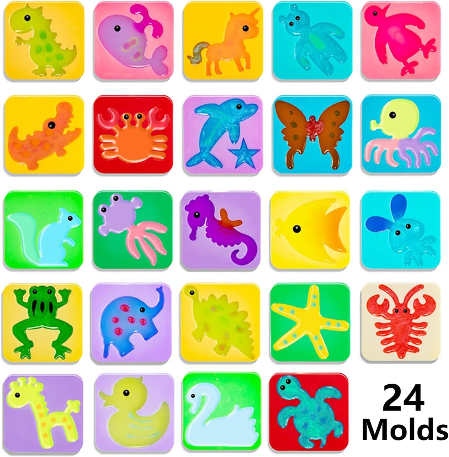 Magic Water Toy Kit - 40 Colors Aqua Water Gel Kit for Kids