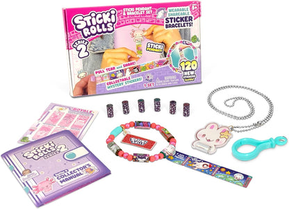 Sticki Rolls Pendant Pack - Wearable Sticker Bracelet Kit