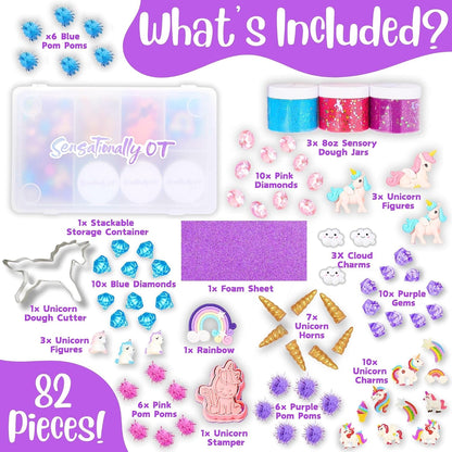 Sensory Dough Kit (3 Jars) Non-Toxic